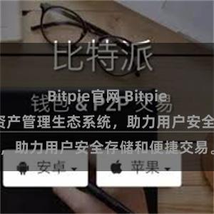 Bitpie官网 Bitpie钱包：打造数字资产管理生态系统，助力用户安全存储和便捷交易。