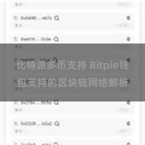 比特派多币支持 Bitpie钱包支持的区块链网络解析