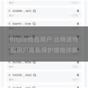 Bitpie钱包用户 比特派钱包用户隐私保护措施详解